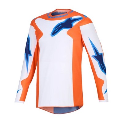 Alpinestars 2026 Fluid Grid Motocross Trikot Orange UCLA Blue