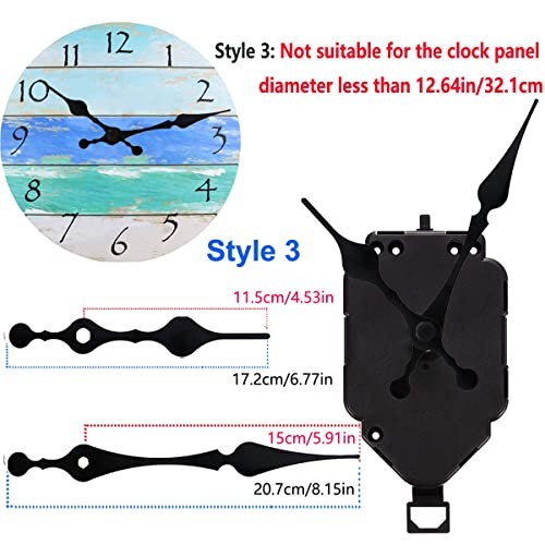 Non-ticking Quartz Diy Wall Pendulum Clock Movement Mechanism With 6.7 ...