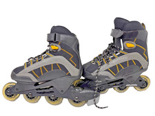 Bauer Xtra 5.0 Inline Skates Mens Size 9W 9 W Anti Torque Composite