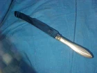 Orig GORHAM STERLING Silver HANDLE BREAD KNIFE w Stainless Blade 12"