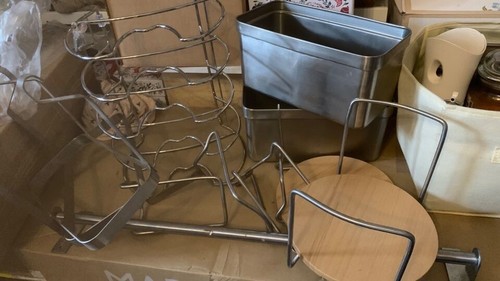 IKEA Kitchen Storage Bundle Pans Tower Trays Plate Wall Organizer RRP£50 - Picture 6 of 6