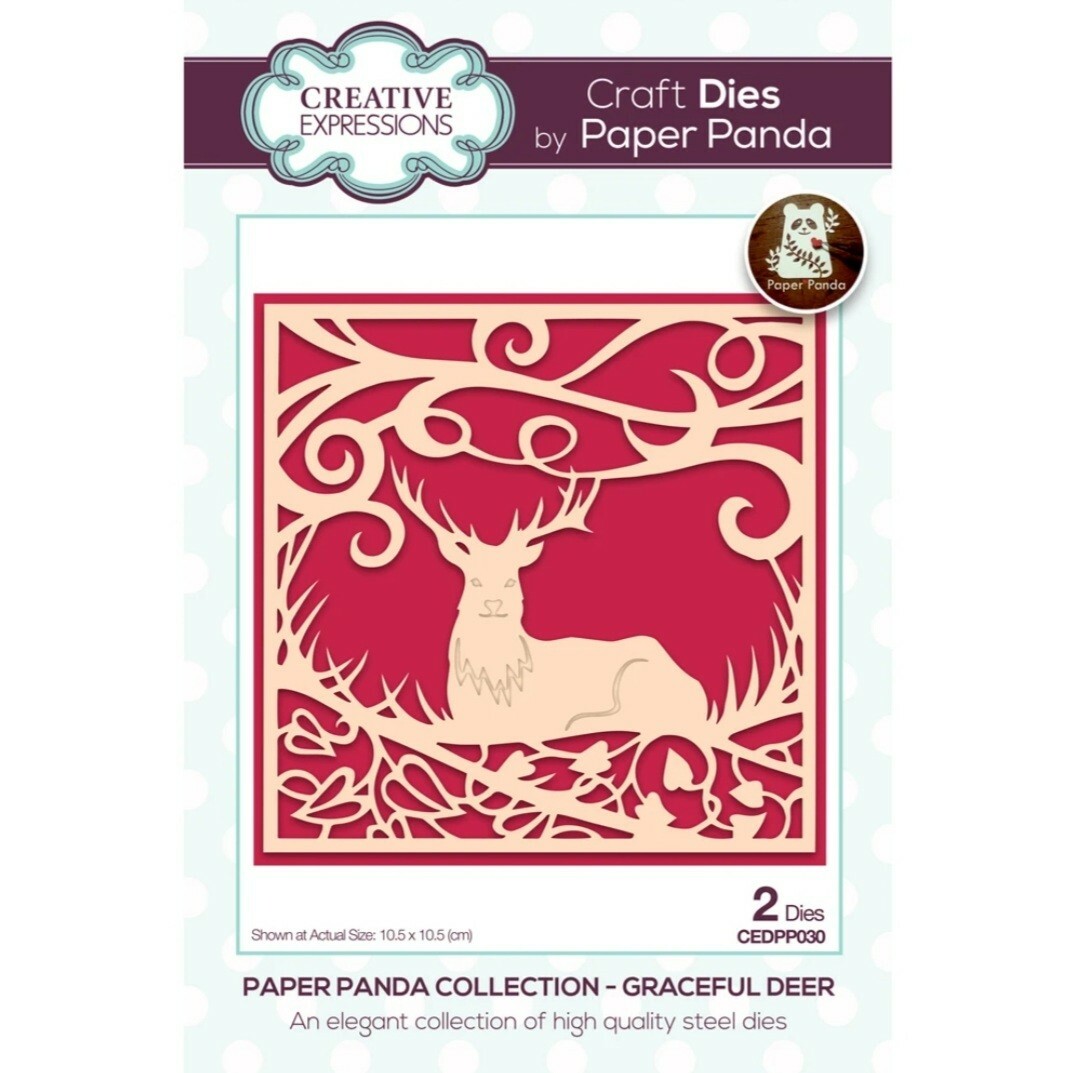CREATIVE EXPRESSIONS - Festive Craft Dies by Paper Panda - Graceful Deer