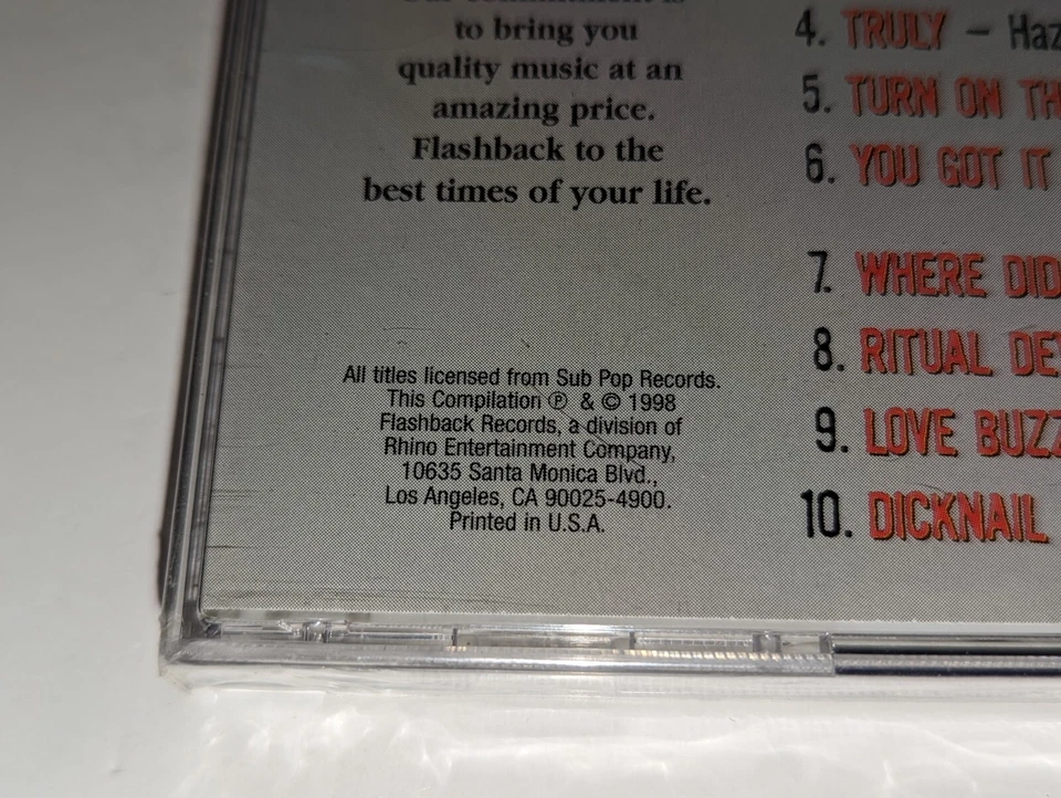 *NEW/SEALED* The Birth of Alternative Vol. 1 CD Nirvana/Hole/Mudhoney/Tad 1998 — 第 3/4 张图片