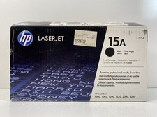 Open Box Never Used HP 15A BLACK TONER Bag Sealed