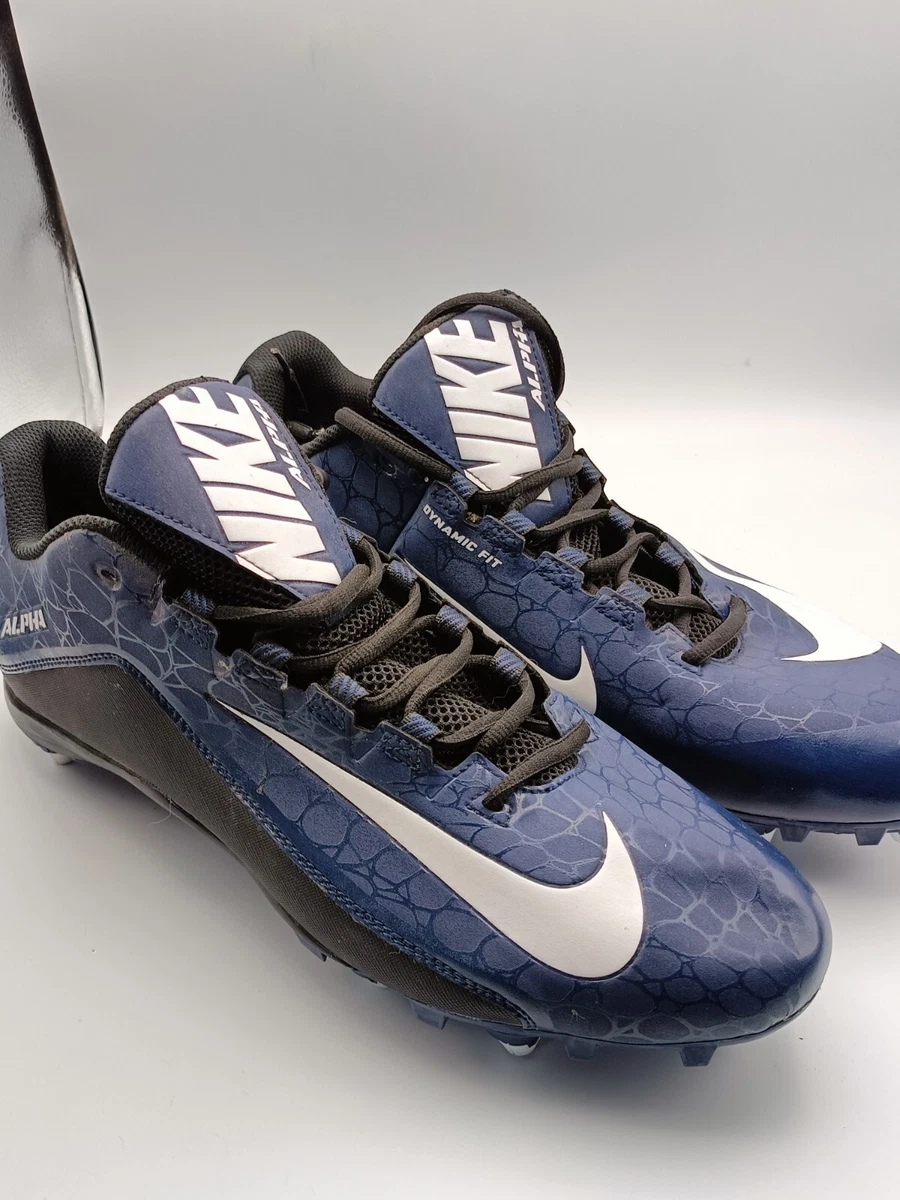 Nike Alpha Dynamic Fit Football Blue Cleats Sz 15 745969 410 S75