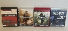 Call Of Duty PS3 Bundle Black Ops Modern Warfare 2 Modern Warfare 4 Ghosts