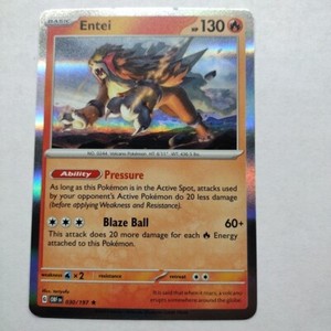 Entei Holo Obsidian Flames | eBay Entei Holo Obsidian Flames | eBay