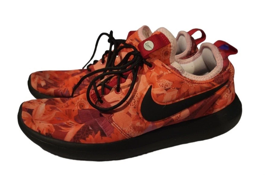 Intervenere film Meget rart godt Nike Roshe Two Flyknit ID Womens Size 8.5 Shoes Floral Print Rare | eBay