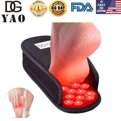 Red Light Therapy Device for Feet Neuropathy Pain Relief Infrared Light Slipper