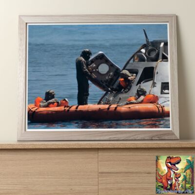 Apollo 11 Sea Rescue  : Professional Photo 10''x8''