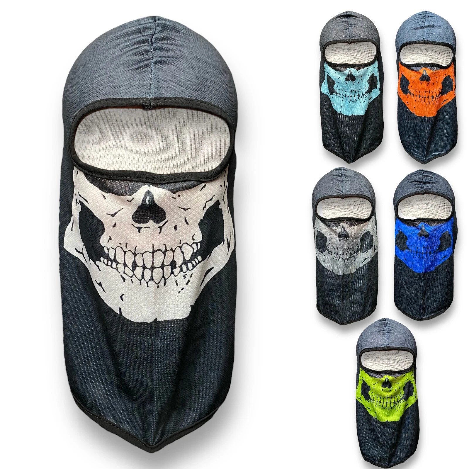 Winter Tactical Balaclava Skulls Face Mask Hoods Winterproof Ski NEW