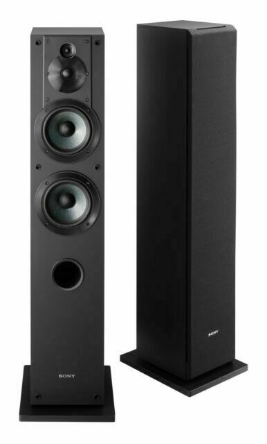Sony SS-CS3 Floor-Standing Tower 3-way Speaker Pair - Black