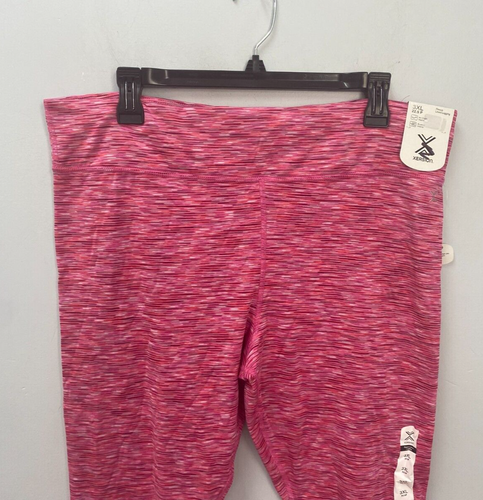 Xersion Pink Space Dyed Fleece Lined Leggings Girls Plus Size 3XL 22.5P - Picture 3 of 12