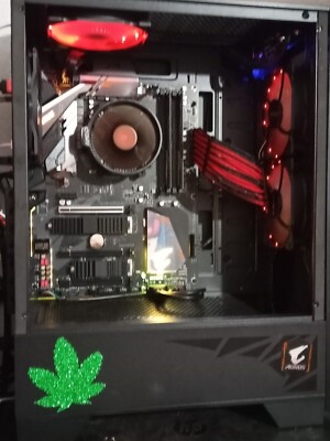 AMD gaming pc - CPU ryzen 5 5600G, GPU radeon 580, teamforce 32gb ram ( 2x16gb )