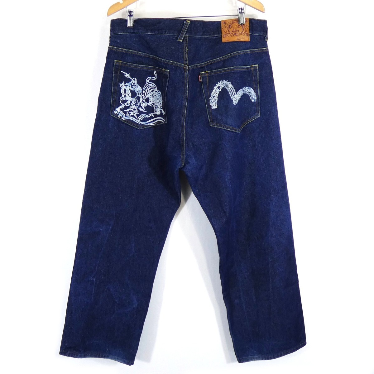 EVISU Jeans No.1 Special Lot Mens 38 (Tag 40) Button Fly EVISU Jeans No.1 Special Lot Mens 38 (Tag 40) Button Fly