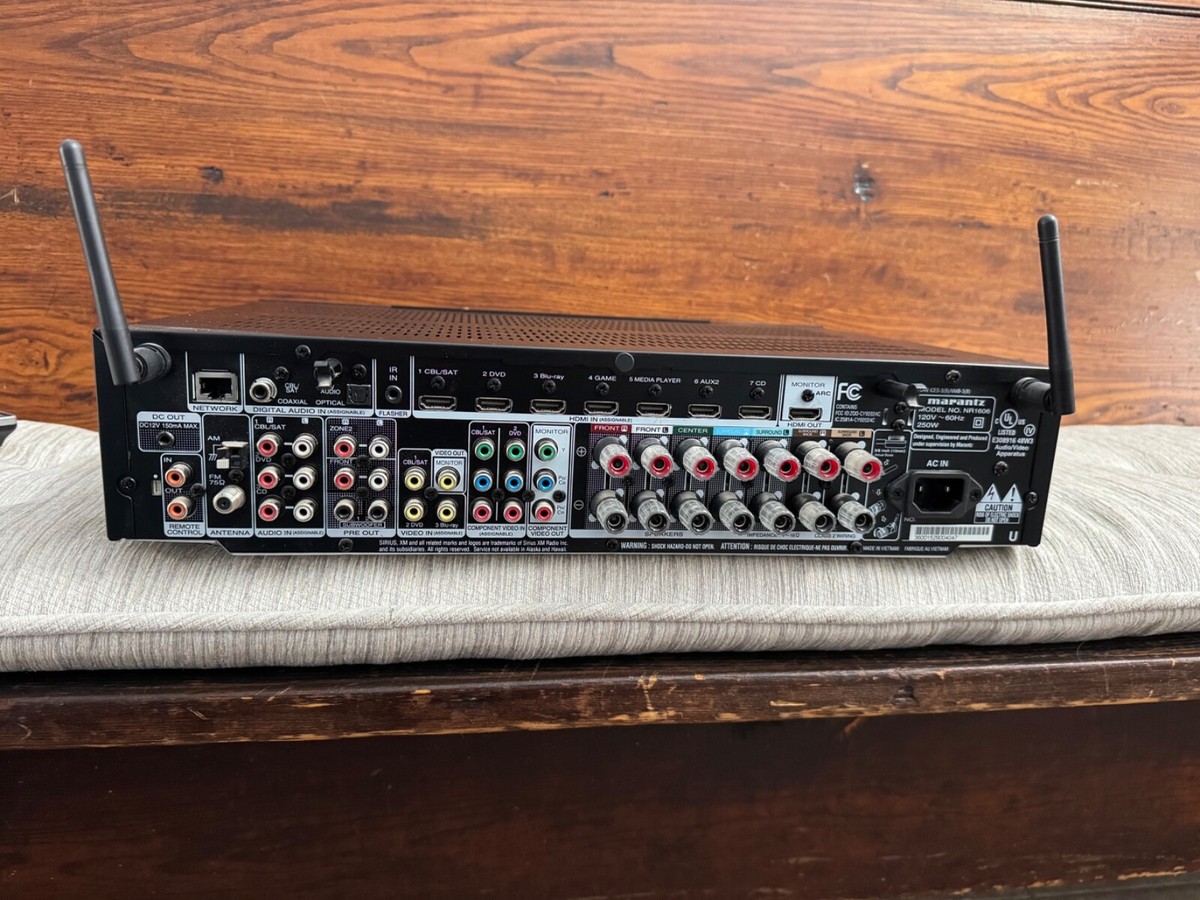MARANTZ NR1606 7.2 Home Theater Receiver with Wi-Fi