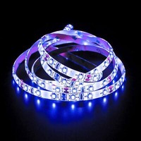 5M (500Cm) Led Streifen Band Leiste 24V Blau IP65 300Leds 60Led/M SMD2835