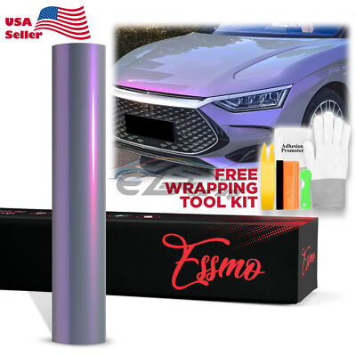 ESSMO PET Space Candy Gloss Gray Purple Car Vehicle Vinyl Wrap Decal Sticker