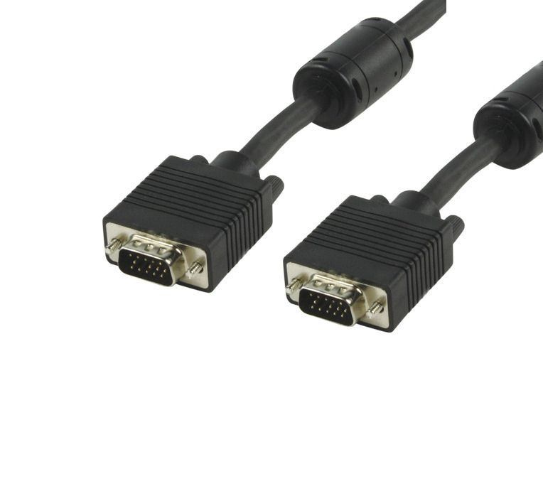 0.5m SVGA / VGA Cable Male to Male VGA Monitor / TV to PC Lead Lead 1/2 Metre