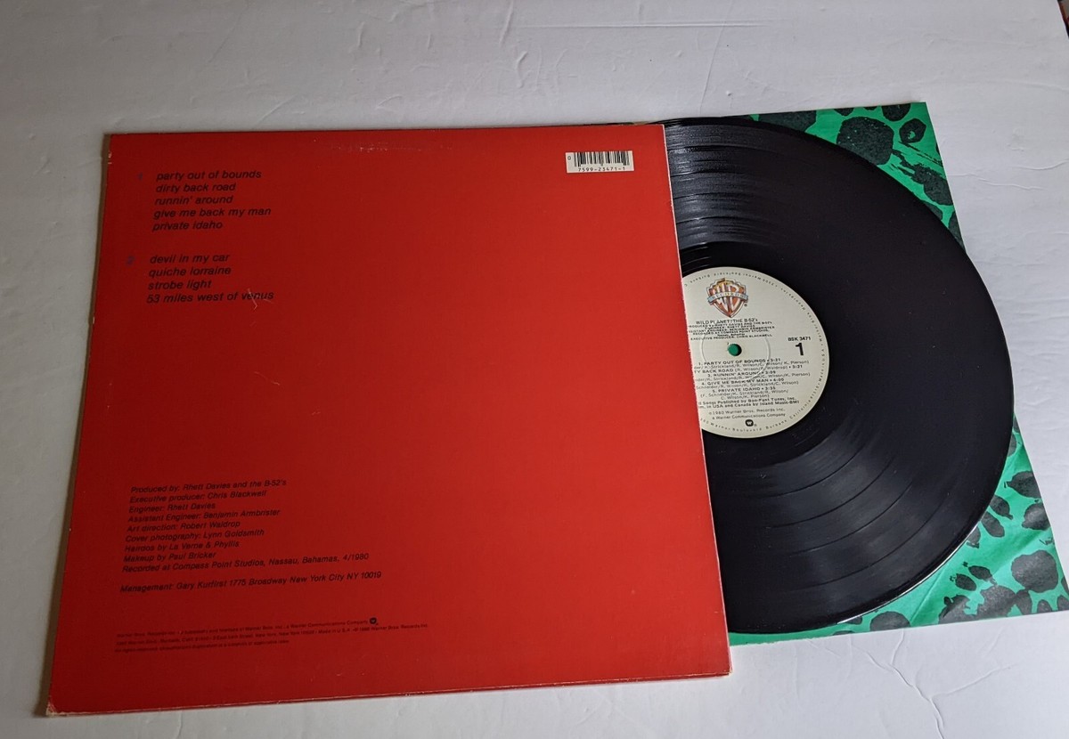 The B - 52's Wild Planet Year 1980 Vinyl Record Album Info Below