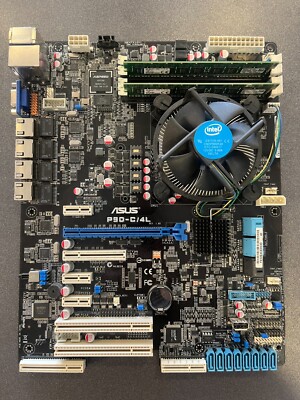 Server Motherboard ASUS P9D-C/4L inkl. Xeon Prozessor E3-1220V3 + 16GB Ram
