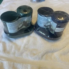 2 Bathroom Accessories Set 3 Pieces Soap Dish Toothbrush Holder, Cup Blue,Green