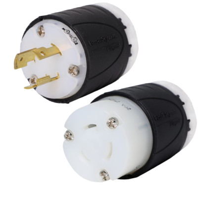 NEMA L6-20 Plug and Connector Set (NIB) - Iron Box # IBX-L620P&R