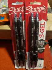 6 Pks of 2: Sharpie S-Gel Gel Pens Med. Point Black Ink 0.7mm W7E-4790
