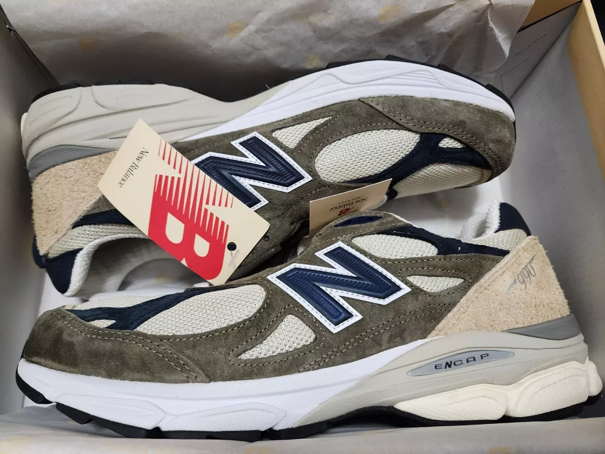 Size 10 New Balance 990V3 MiUSA Grey Blue Olive M990TO3 US Seller