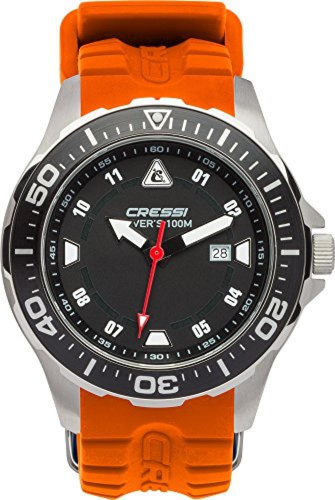 (TG. Taglia unica) Cressi Manta, Orologio Professionale Subacqueo 100 m/10 ATM,