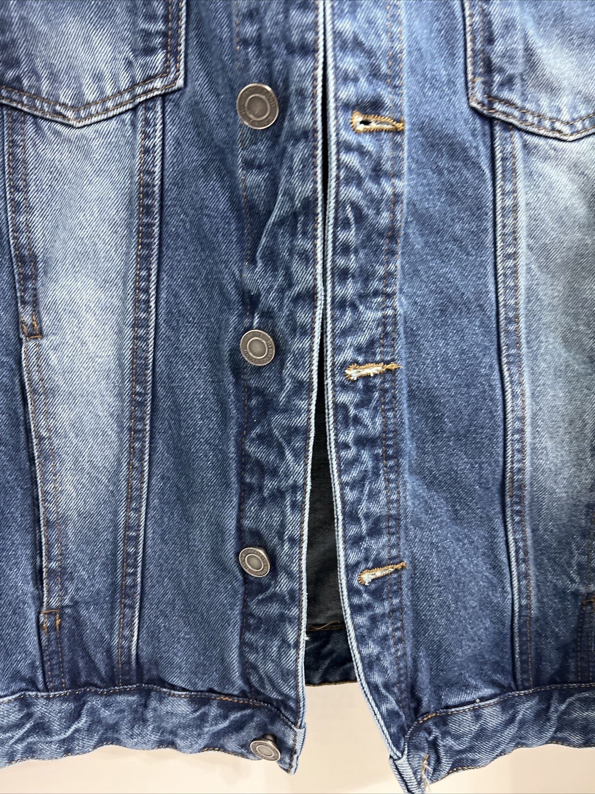 Brave Soul Womens Size XL Blue Denim Jacket