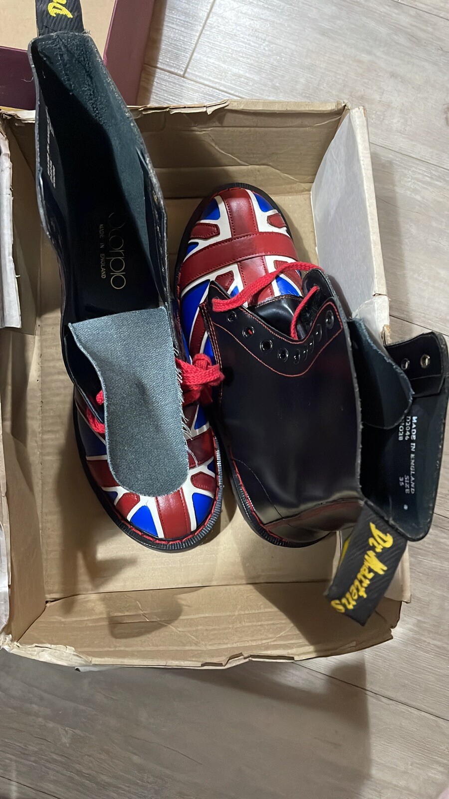Dr Martens Union Jack Boots Rare image 5