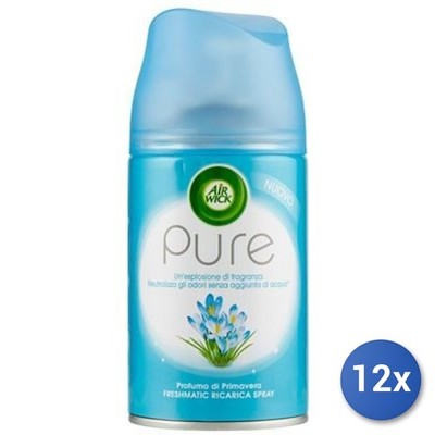 12x Bundle Air Wick Freshmatic Elektrischer Duft Nachfüller 250 ml. Pure Made