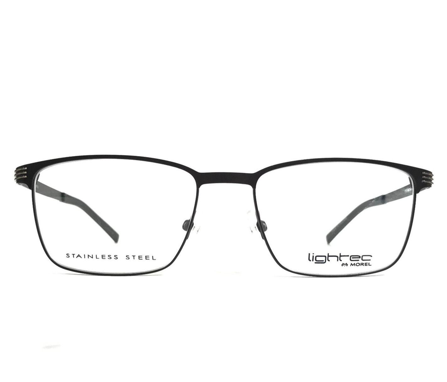 Lightec by Morel Eyeglasses Frame 30064L SP03 Matte Black Rectangle 55-18-140
