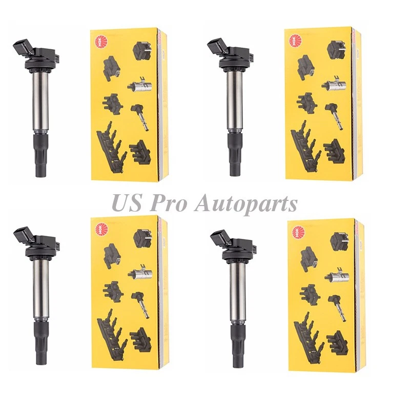 4x NGK OEM Ignition Coils For Toyota Corolla 2009-2017 Matrix 2009-14 1.8L U5145 - Image 4 of 4