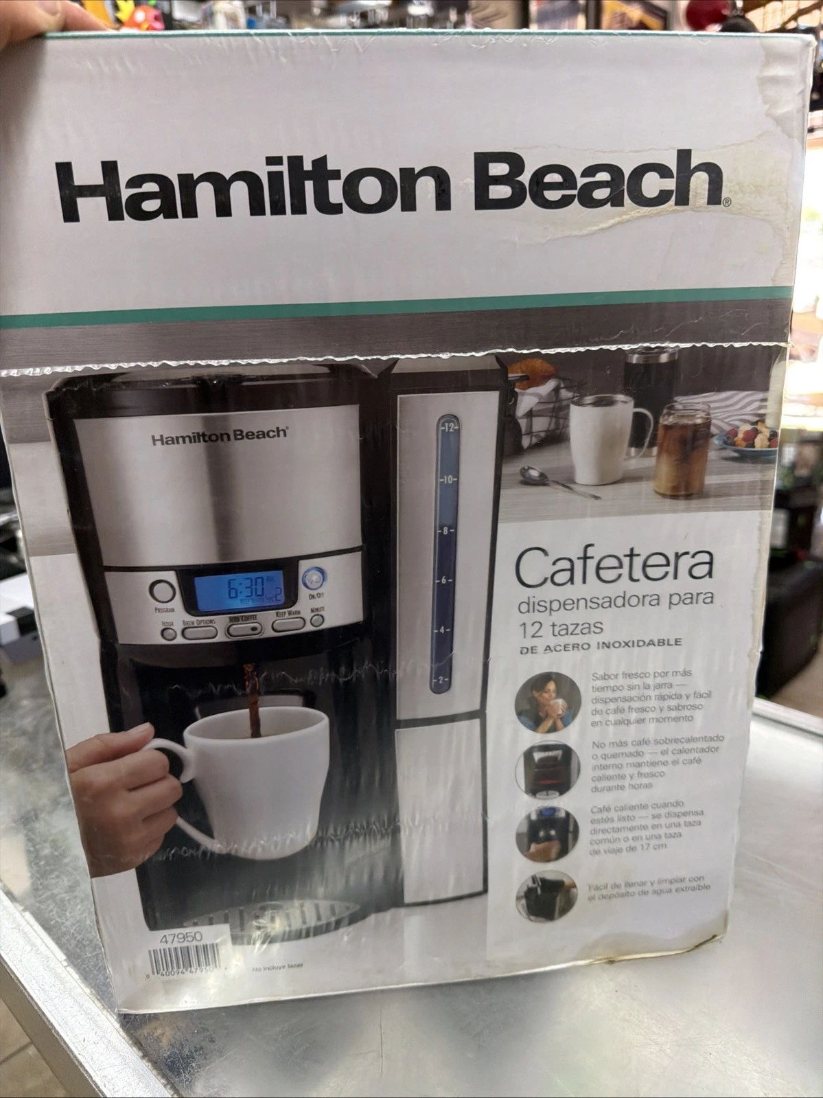 Hamilton Beach Brewstation 12 Cup Programmable Filter Coffee Machine Black -...