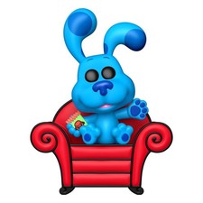 GW2238 Blues Clues POP! Premium Vinyl Figur Blue w/couch 9 cm Neu & OVP