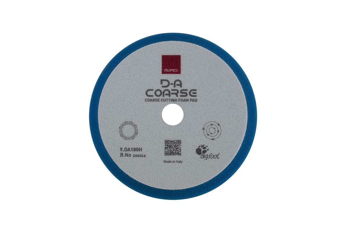 Rupes BigFoot Tampone Blu 150/180 mm - Spugna Coarse Lucidatura Auto
