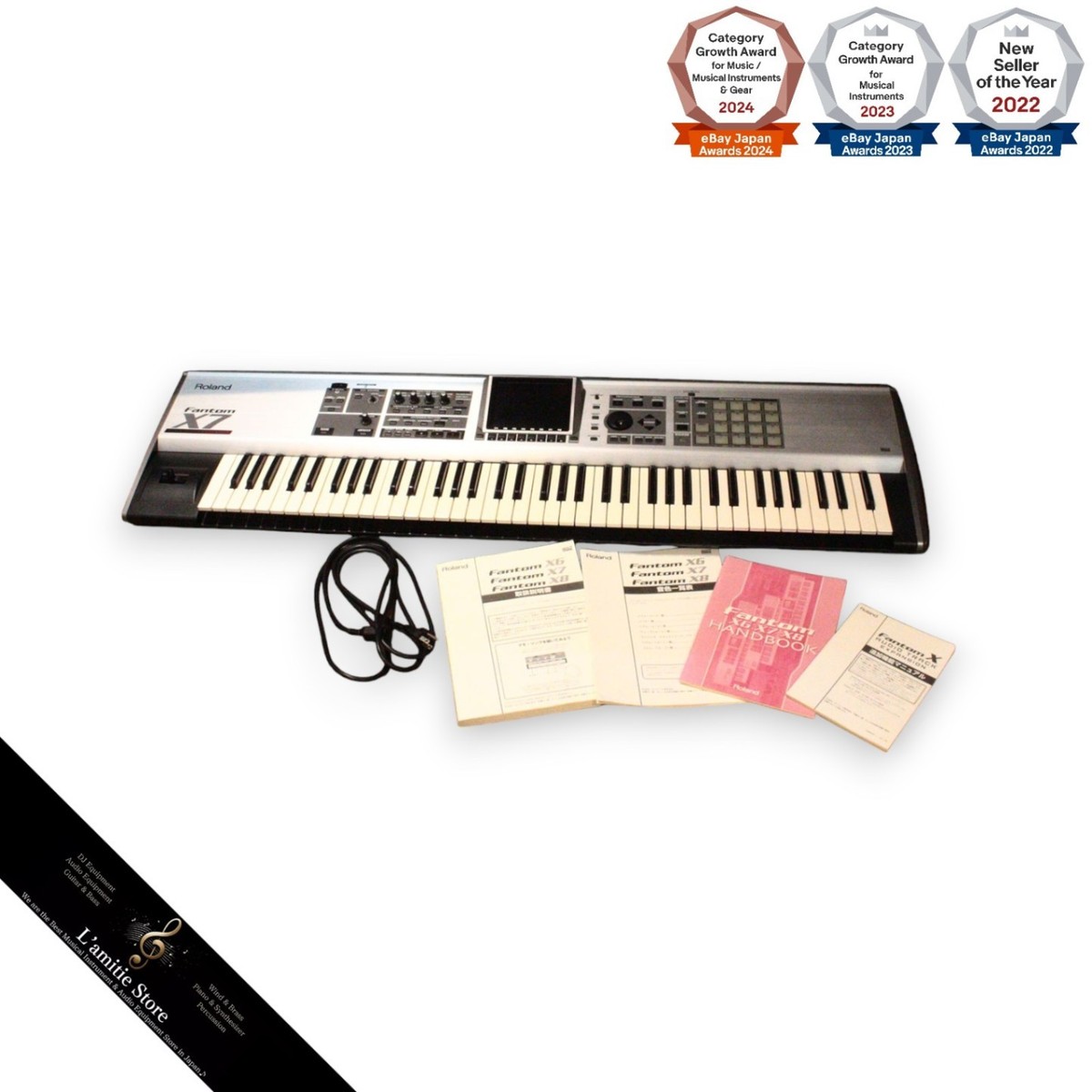 Roland Fantom X7 Audio Track Expansion Synthesizer 128 Voices Giga