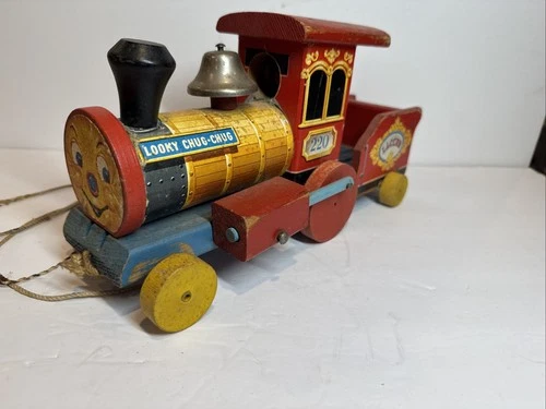 Rare Vintage Fisher Price Looky Chug Chug Train #220 1953