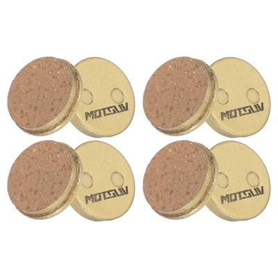 4er Set Scheibenbremsbeläge 0.84'' x 0.84'' Fahrradbremsbeläge Mit Feder Gold
