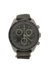 OMEGA SWATCH Quartz Wristwatch Analog GRY GRY
