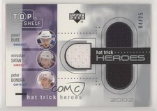 2002-03 Upper Deck Top Shelf 4/25 Pavel Bure Miroslav Satan Peter Bondra HOF 0c3