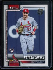 2026 Topps Flagship Nathan Church Rookie Golden Mirror SSP Cardinals