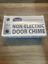 Non-electric Mechanical Door Chime With Viewer 686101-02 silver