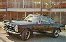 1968 Mercedes 250 SL Automobile Advertising Postcard 26-90