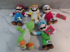 Super Mario 2019 Good Stuff Official Nintendo 8" Plush Toy Lot of 5 NWT