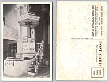 Saint Plus X Chapel Trenton Pulpit Interior Postcard