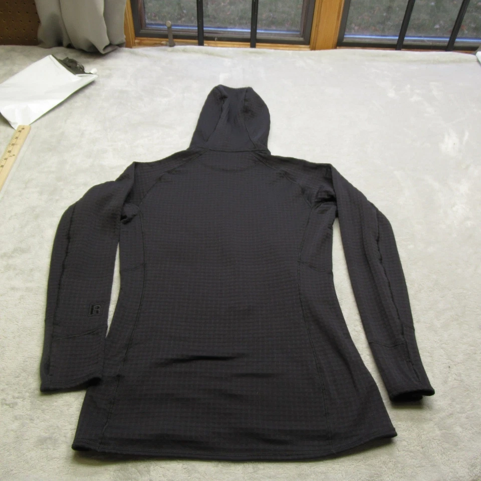 Sudadera con Capucha Patagonia para Mujer XS Negra Polartec Regulador Térmico Waffle 1/2 Pullover Foto 3 de 4
