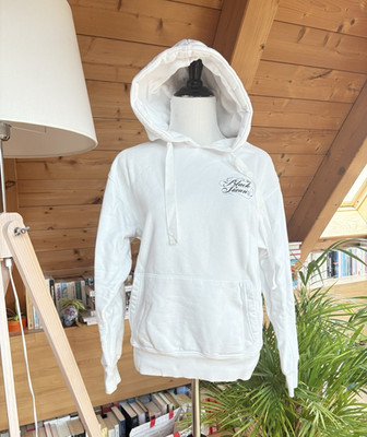 Official BTS Black Swan Hoodie White (M)   Rare Weverse/Big Hit Merch   Like New